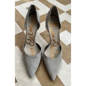 Sam Edelman Suede D’Orsay Pumps
